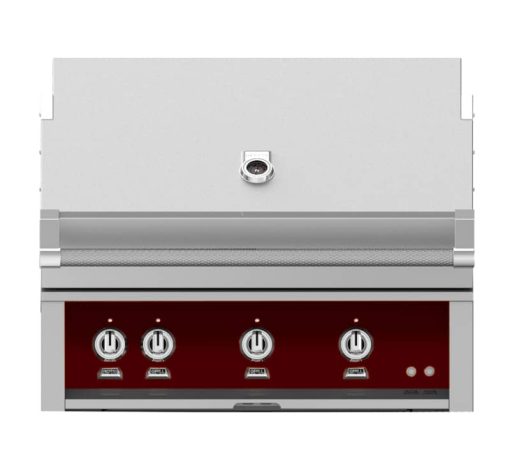 Hestan 36" Tin Roof Built-In Natural Gas Grill With All Trellis Burners