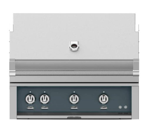 Hestan 36" Pacific Fog Built-In Natural Gas Grill With All Trellis Burners