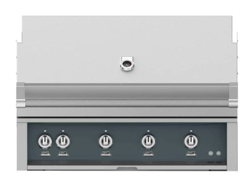 Hestan 42" Pacific Fog Built-In Natural Gas Grill With Sear And Trellis Burners