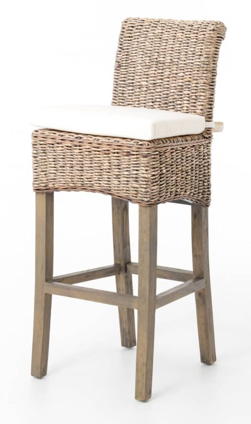 Four Hands Grass Roots Collection Banana Leaf Counter Stool