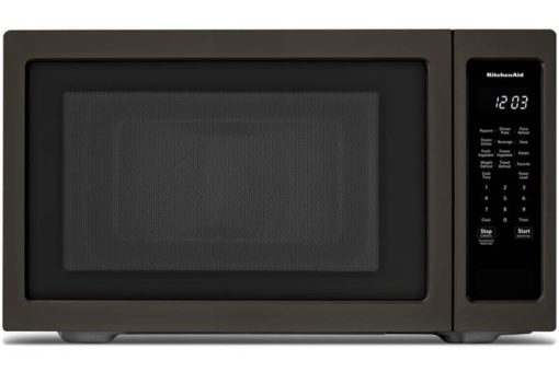KitchenAid 24" PrintShield Black Stainless Steel Countertop Microwave Oven