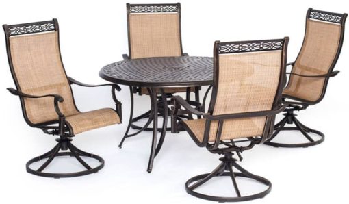 Hanover 5-Piece Manor Dining Patio Set