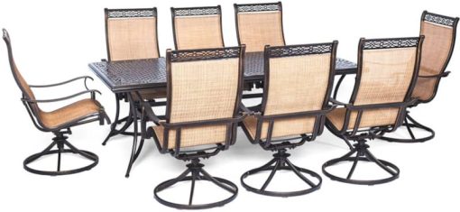 Hanover 9-Piece Manor Dining Patio Set