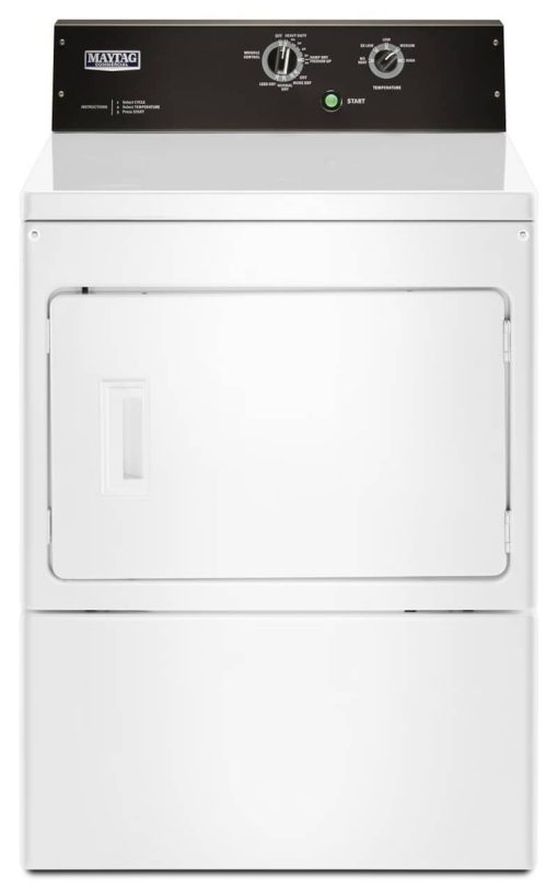 Maytag 7.4 Cu. Ft. White Commercial-Grade Residential Gas Dryer