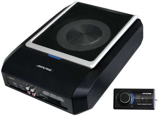 Alpine 8" Powered Subwoofer With Built-In DSP Amplifier