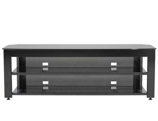 Sanus 3-Shelf Widescreen Lowboy Black TV Stand