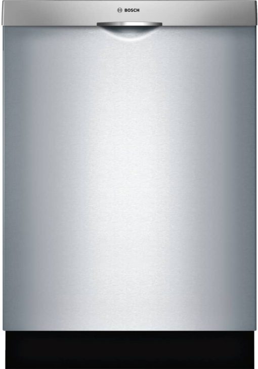 Bosch 300 Series 24" Stainless Steel Scoop Handle Dishwasher