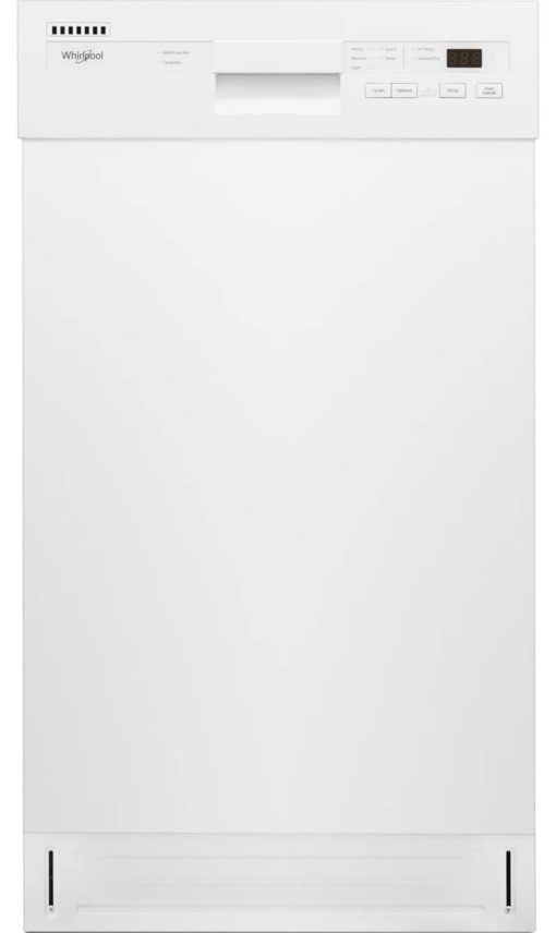 Whirlpool ADA 18" White Small-Space Compact Dishwasher