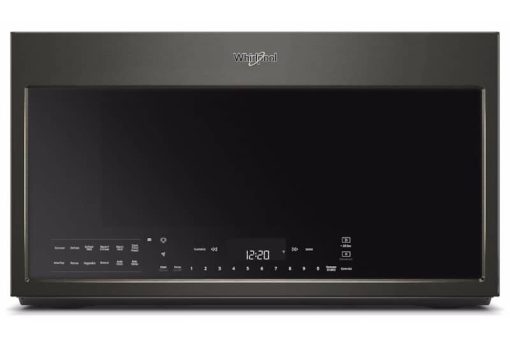 Whirlpool 1.9 Cu. Ft. Fingerprint Resistant Black Stainless Steel Smart Over-The-Range Microwave With Scan-To-Cook Technology