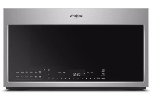 Whirlpool 1.9 Cu. Ft. Fingerprint Resistant Stainless Steel Smart Over-The-Range Microwave With Scan-To-Cook Technology