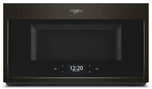 Whirlpool 1.9 Cu. Ft. Fingerprint Resistant Black Stainless Smart Over-The-Range Microwave With Scan-To-Cook Technology