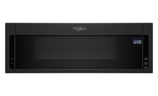 Whirlpool 1.1 Cu. Ft. Black Low Profile Microwave Hood Combination