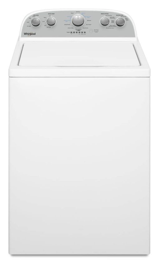 Whirlpool 3.8 Cu. Ft. White Top Load Washer With Soaking Cycles