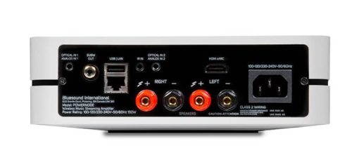 Bluesound POWERNODE White Wireless Multi-Room Hi-Res Music Streamer - Image 4