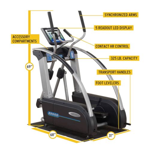 Body-Solid Endurance  Premium Elliptical Trainer - E5000 - Image 4