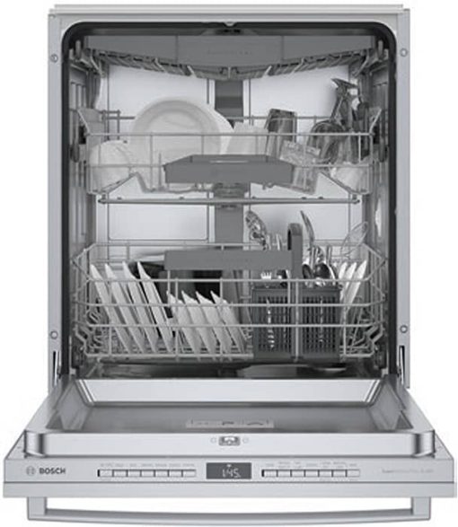 Bosch ADA-Compliant 800 Series 24" Stainless Steel Bar Handle Dishwasher - Image 2