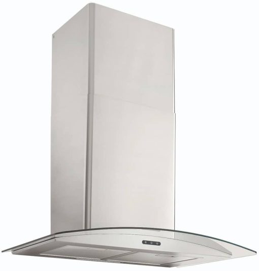 Broan Elite 36" Stainless Steel Curved Glass Chimney Range Hood