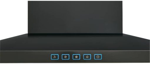 Broan BWS2 Series 30" Black Stainless Steel Wall-Mount Low Profile Pyramidal Chimney Range Hood - Image 4