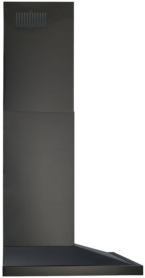 Broan BWS2 Series 30" Black Stainless Steel Wall-Mount Low Profile Pyramidal Chimney Range Hood - Image 3