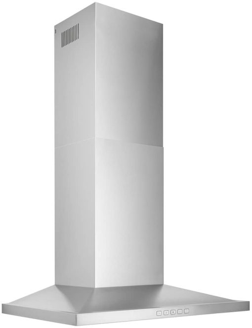 Broan BWS2 Series 30" Stainless Steel Wall-Mount Low Profile Pyramidal Chimney Range Hood