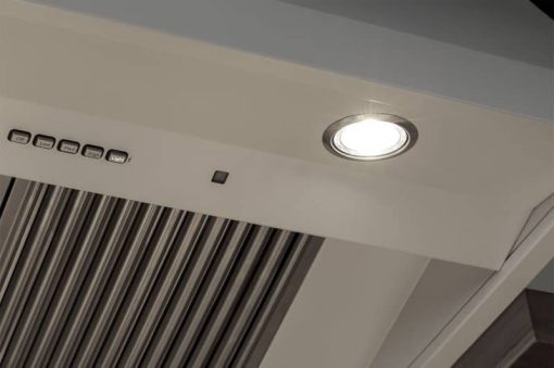 Cafe 30" Matte White Commercial Hood - Image 6