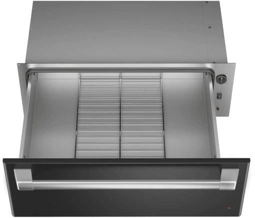 Cafe ADA 30" Matte Black With Brushed Stainless Warming Drawer - Image 3