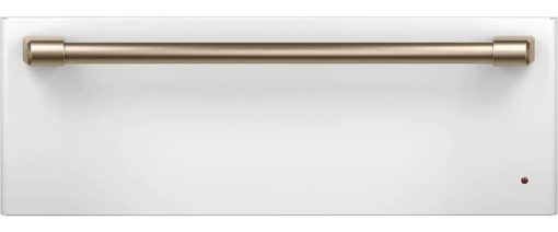Cafe ADA 30" Matte White With Brushed Bronze Warming Drawer