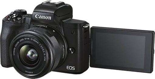 Canon EOS M50 Mark II Camera With EF-M 15-45mm f/3.5-6.3 & 55-200mm f/4.5-6.3 IS STM Kit - Image 6