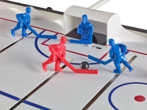 Carrom Super Stick Black Marble Hockey Game Table - Image 5