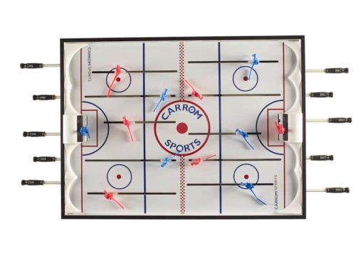 Carrom Super Stick Black Marble Hockey Game Table - Image 3
