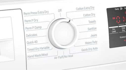 Bosch ADA 300 Series 24" White Condensation Electric Dryer - Image 5