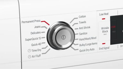 Bosch ADA 800 Series 24" White Condensation Electric Dryer - Image 5