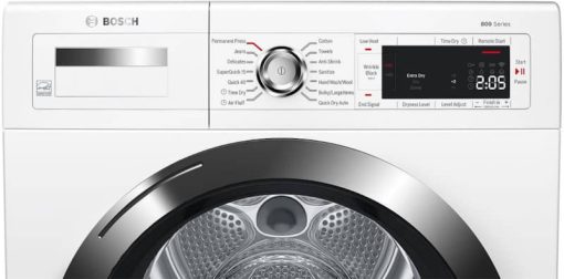 Bosch ADA 800 Series 24" White Condensation Electric Dryer - Image 4