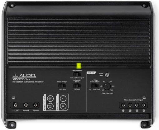 JL Audio XD Series Monoblock Class D 600 W Subwoofer Amplifier - Image 3