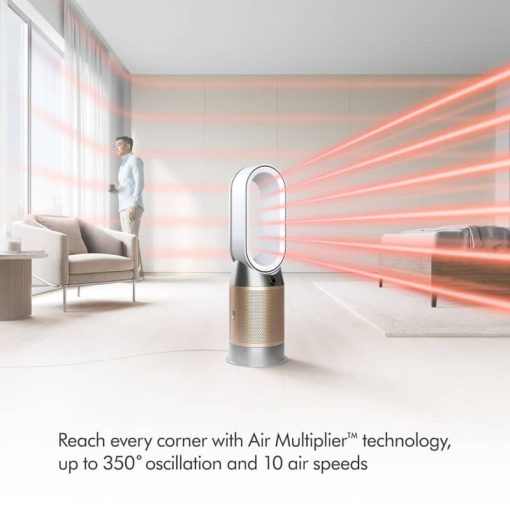 Dyson Purifier Hot+Cool Formaldehyde HP09 White/Gold Air Purifying Heating Fan - Image 7