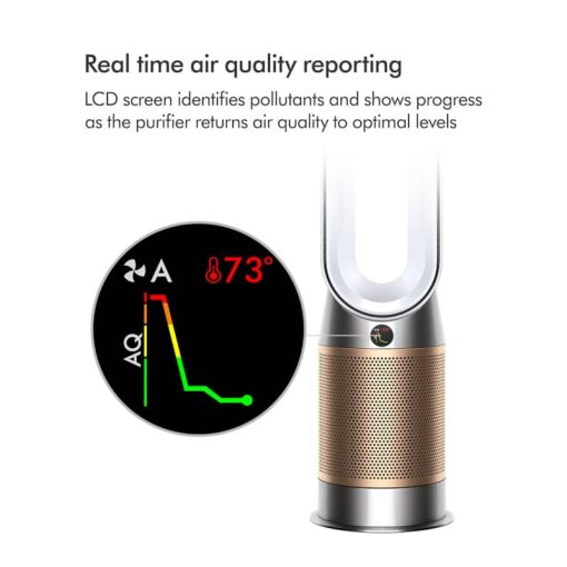 Dyson Purifier Hot+Cool Formaldehyde HP09 White/Gold Air Purifying Heating Fan - Image 4