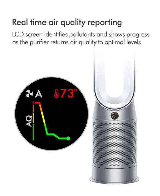 Dyson Hot+Cool HP07 White/Silver Air Purifying Heating Fan - Image 4