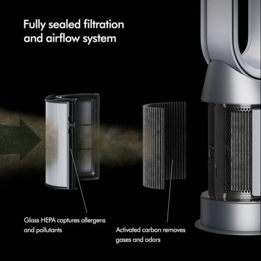 Dyson Hot+Cool HP07 White/Silver Air Purifying Heating Fan - Image 5