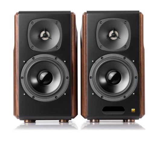 Edifier S2000 Brown/Black Powered Bluetooth Bookshelf Speakers (Pair) - Image 2