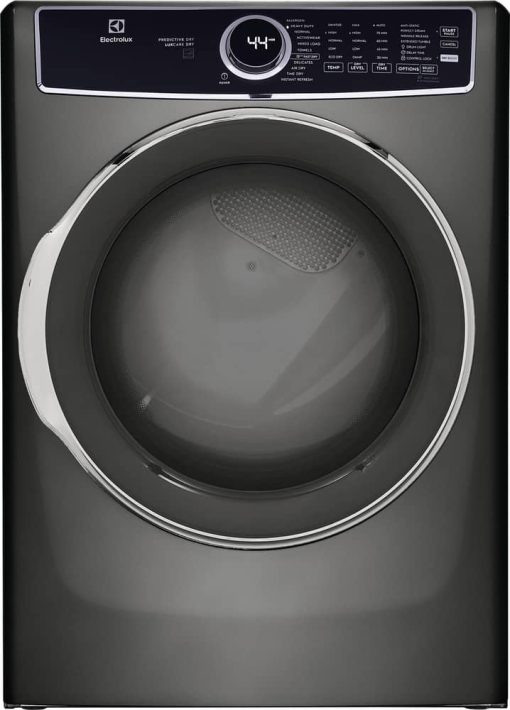 Electrolux 8 Cu. Ft. Titanium Front Load Perfect Steam Gas Dryer With LuxCare Dry And Instant Refresh