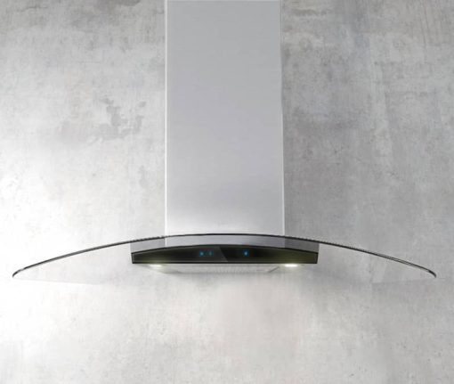 Elica Como 30" Stainless Steel & Black Glass Range Hood - Image 4