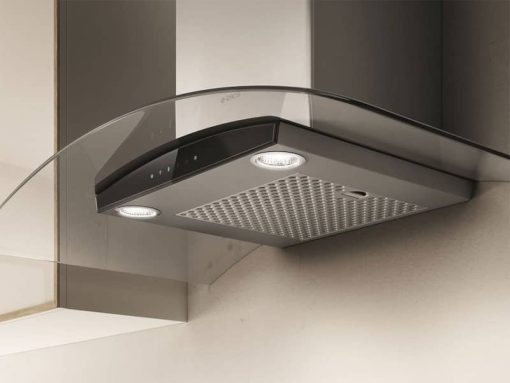 Elica Como 30" Stainless Steel & Black Glass Range Hood - Image 3