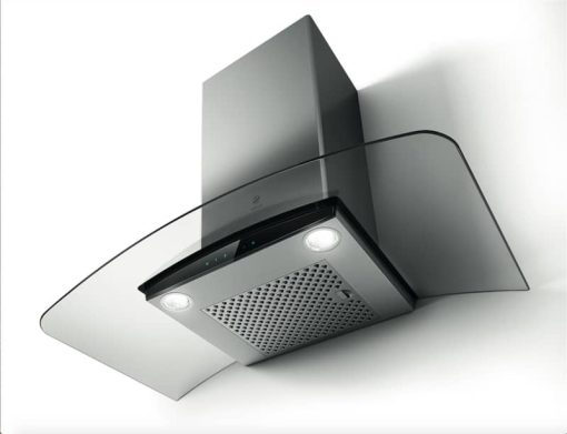 Elica Como 30" Stainless Steel & Black Glass Range Hood - Image 2