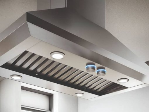 Elica Leone Island 42" Stainless Steel Range Hood - Image 4