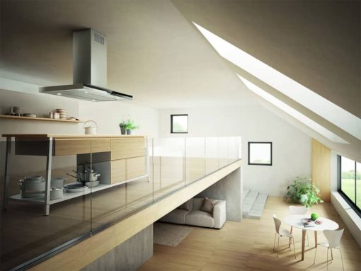 Elica Stoney Island 42" Stainless Steel Island Hood - Image 5
