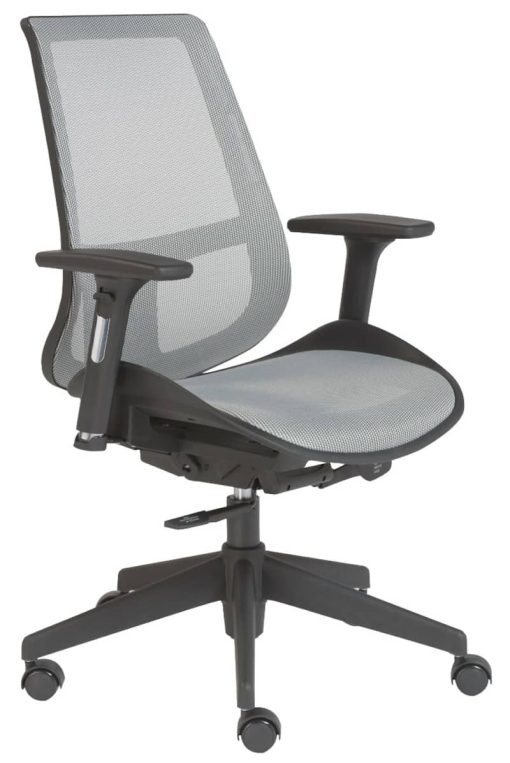 Euro Style Gray Vahn Office Chair