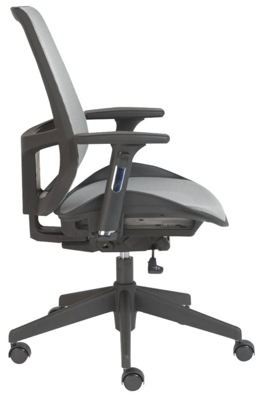Euro Style Gray Vahn Office Chair - Image 4