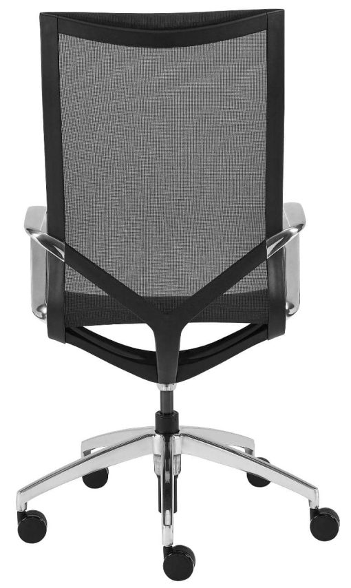 Euro Style Black Tertu High Back Office Chair - Image 4