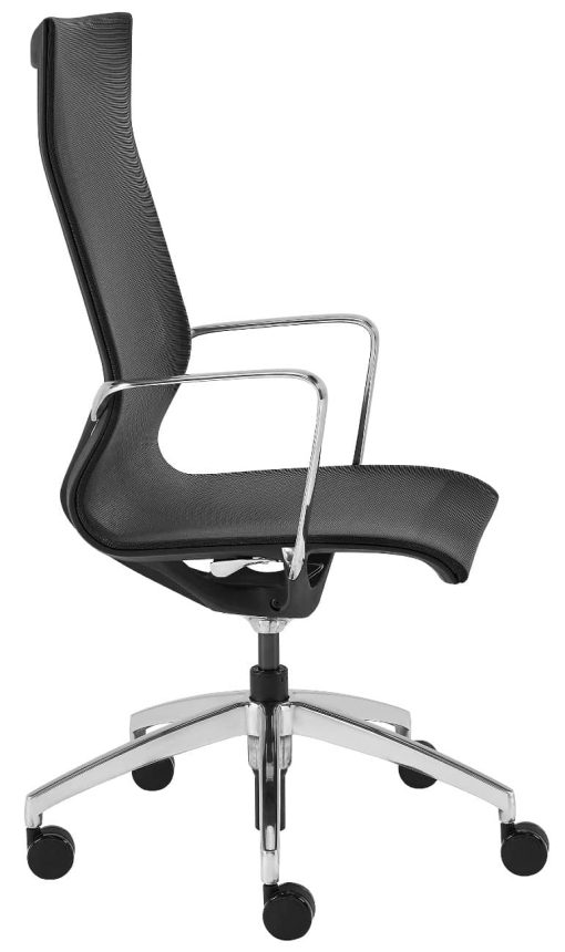 Euro Style Black Tertu High Back Office Chair - Image 2