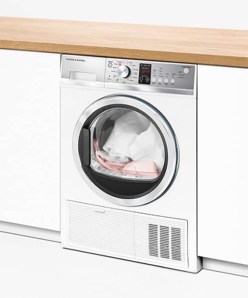 Fisher & Paykel Series 5 4 Cu. Ft. White Condensing Electric Dryer - Image 8